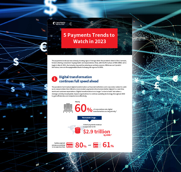 5 Payments Trends To Watch In 2023 | LexisNexis Risk Solutions